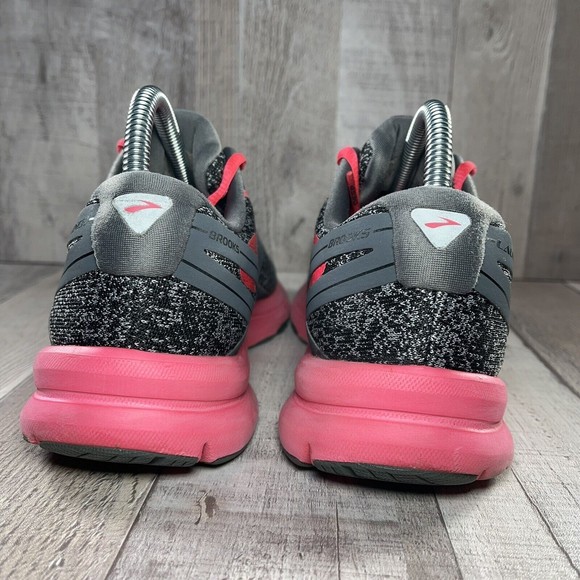 Brooks Launch 4 Women's Running Shoes Sneakers Gray Pink Size 9B 1202341B018 - Picture 9 of 11